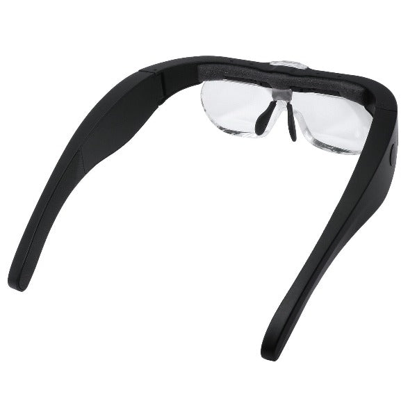 Lupa con 4 lentes de aumento y conexión USB recargable, con luz LED. - Comercial AllyTrends SpA