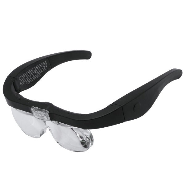 Lupa con 4 lentes de aumento y conexión USB recargable, con luz LED. - Comercial AllyTrends SpA