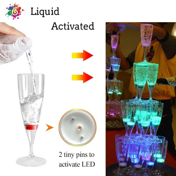 Copas de lujo LED, disfruta cada celebración con esta increíble combinación de copas luminosas