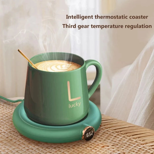 Calentador inteligente de tazas, 3 temperaturas con visor de gran tamaño. "Smart Heater"