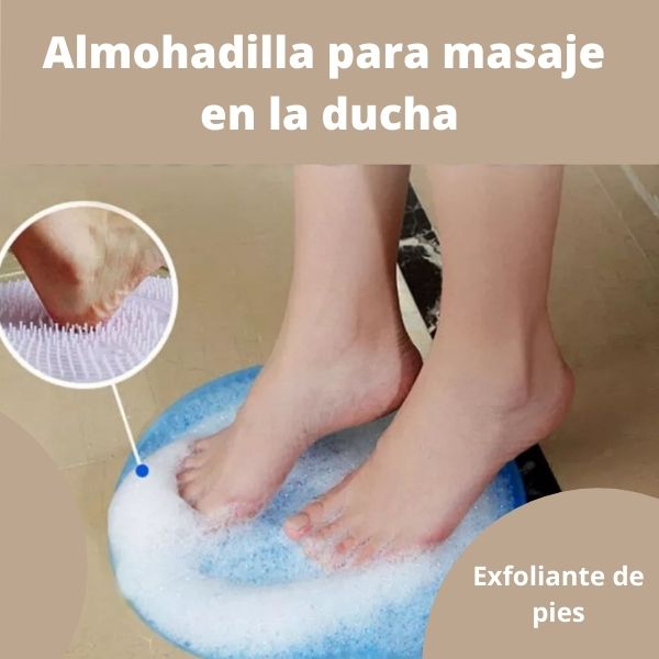 Alfombrilla de ducha antideslizante con poder masajeador de pies "Cojín antistress" - Comercial AllyTrends SpA