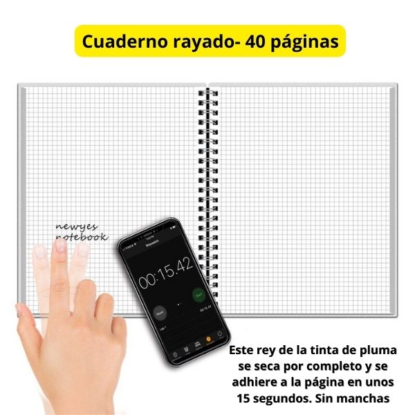 Cuaderno Inteligente A4, Libreta Reutilizable, Libreta de Notas Borrable  Espiral, Libreta Digital Oficina y Escolares Sube Archivos y Anotaciones a  la Nube, con Plumas y Recargas, para Adultos y Niños : 