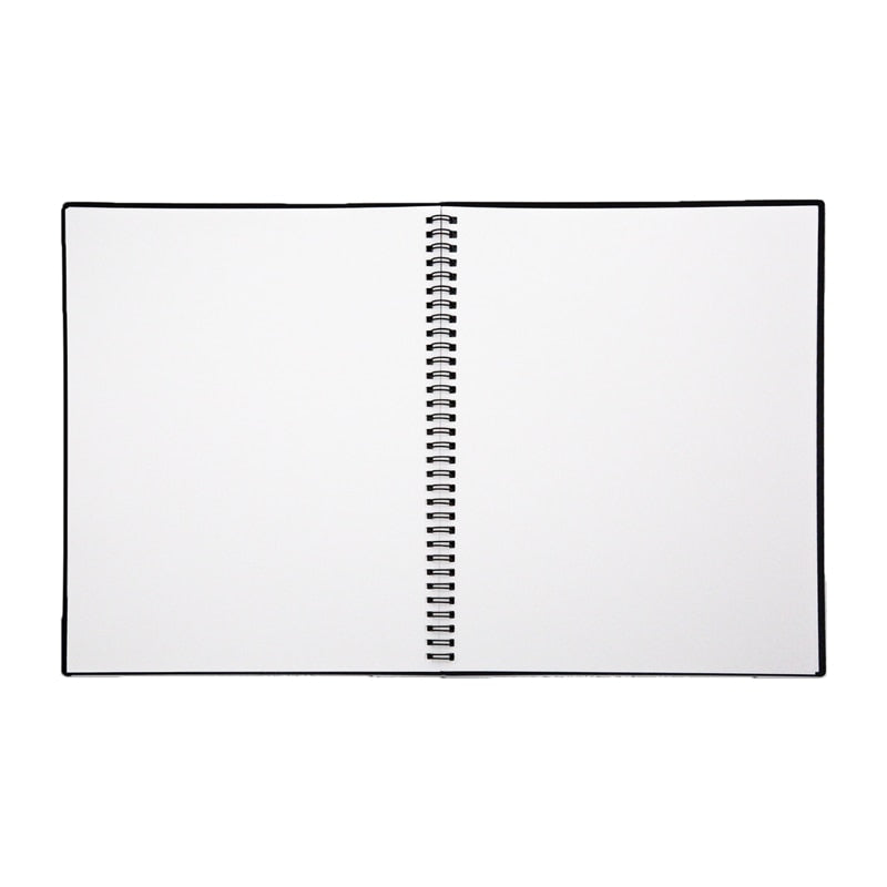 Cuaderno inteligente de  papel espiral A4, borrable y reutilizable.